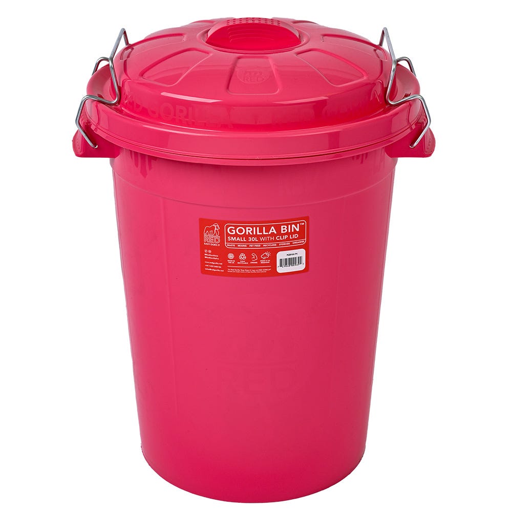 Red Gorilla Bin With Clip Lid image 5